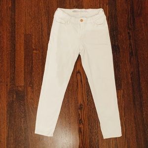 Old Navy White Skinny Crop Jeggings